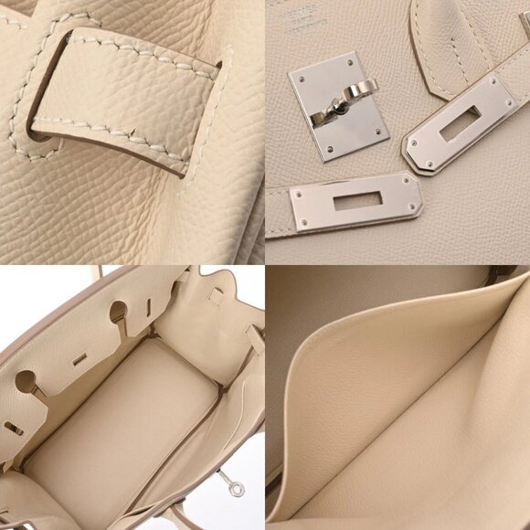 HERMES Birkin 30 Craie hand bag 802000159793000 - Picture 8 of 10